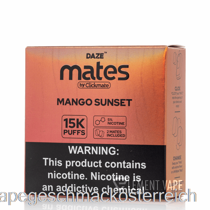 7 Daze Mate Pods Mango Sunset Vape Geschmack